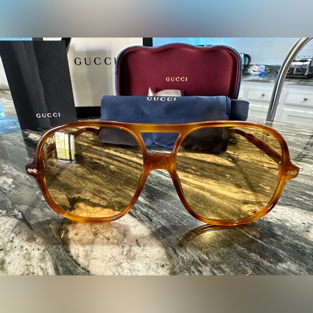 Brand new Gucci Shades 70’s Vintage Style